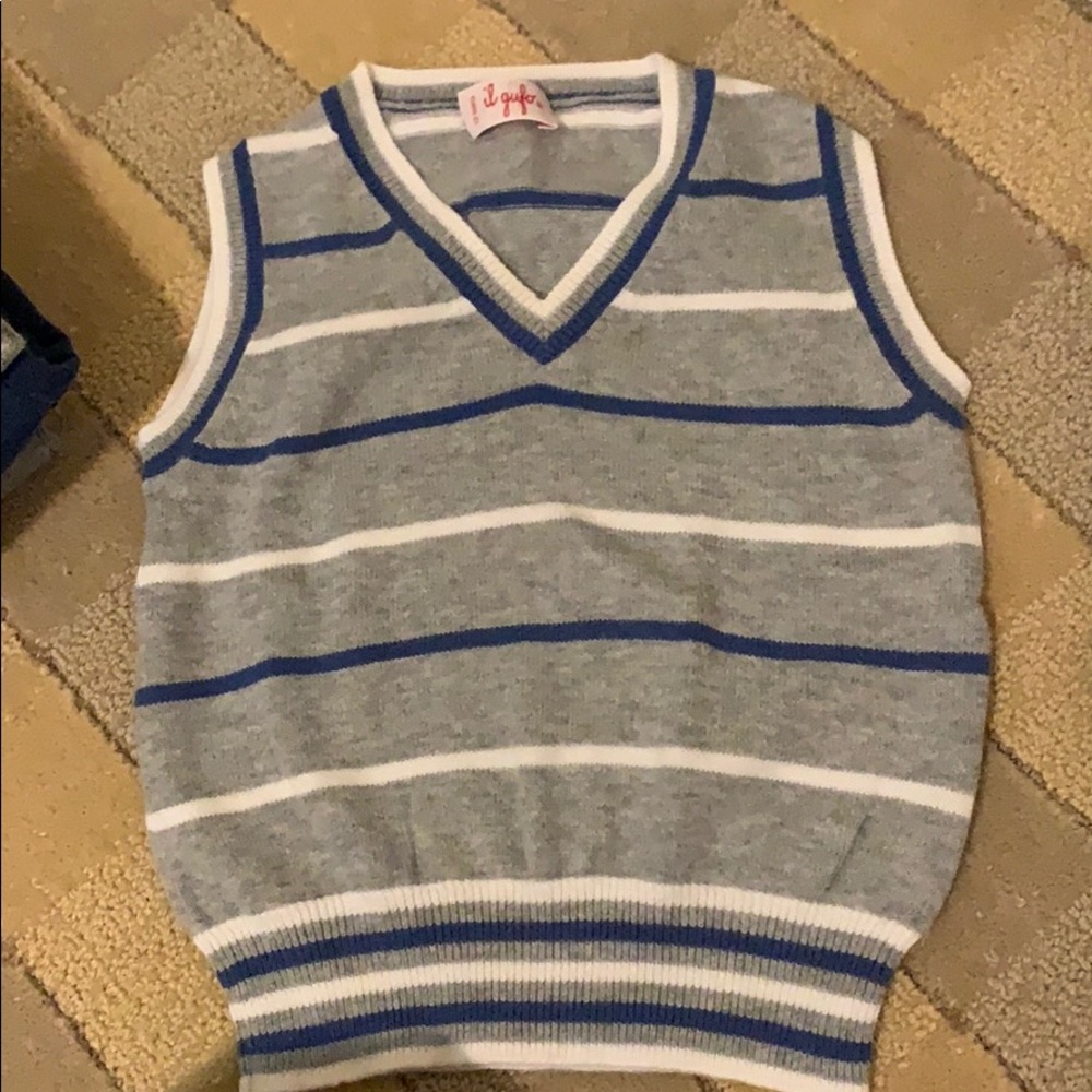 il gufo sweater vest 12 months
